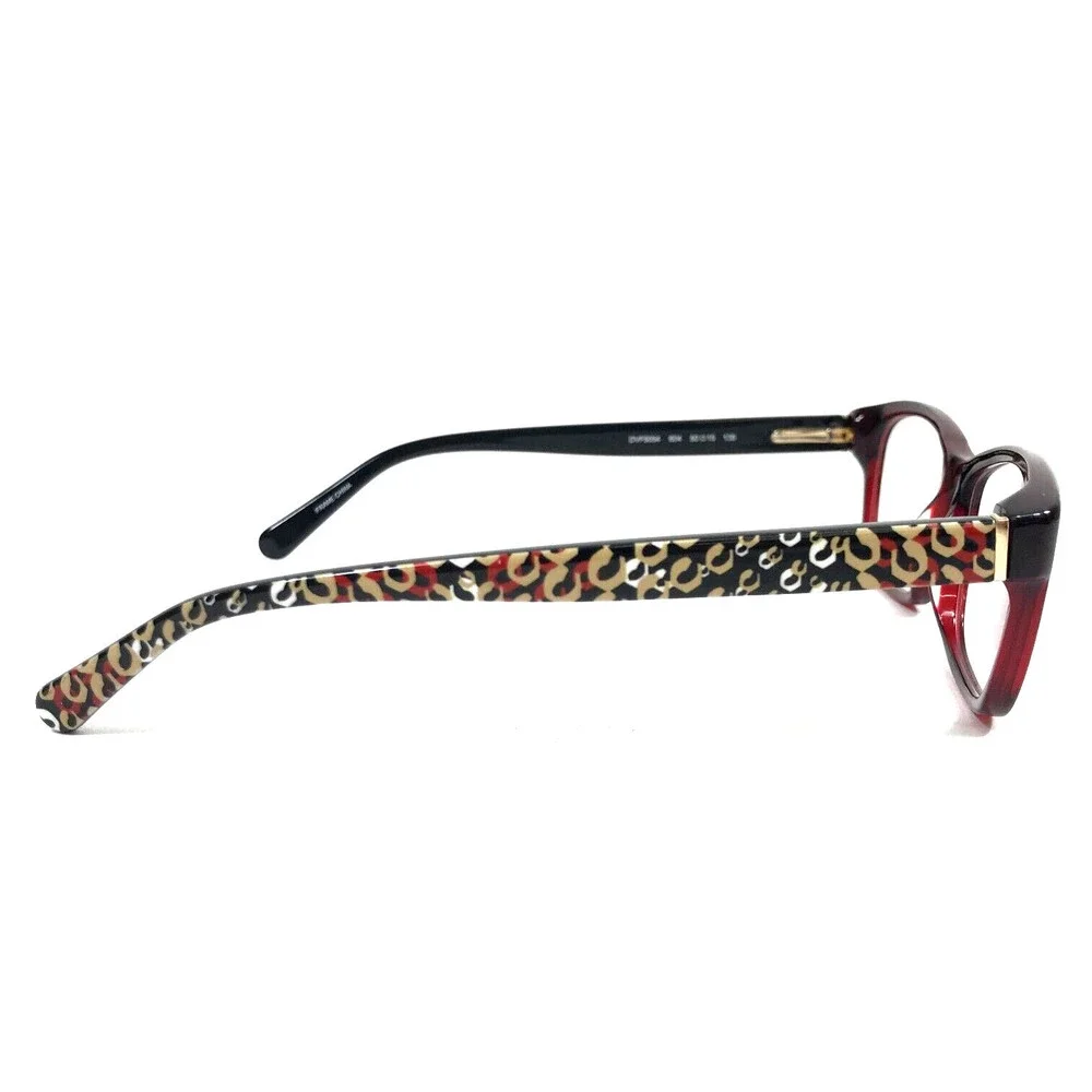 Diane Von Furstenberg Eyeglasses Frames DVF5054 604 Black Red Full Rim 50-15-135